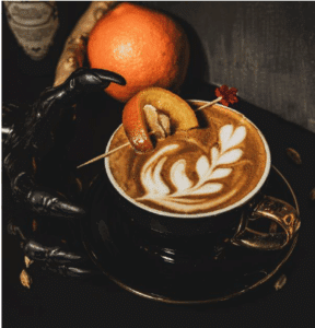 Orange and Cardamom Latte
