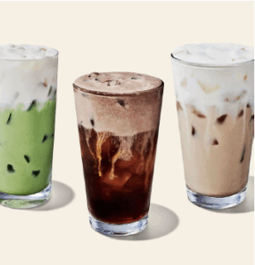 Protein cold foam and protein latte Starbucks