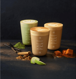 Pret A Manger Cinamon Apple Latte