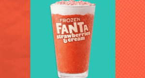 Frozen Fanta Strawberries and Cream