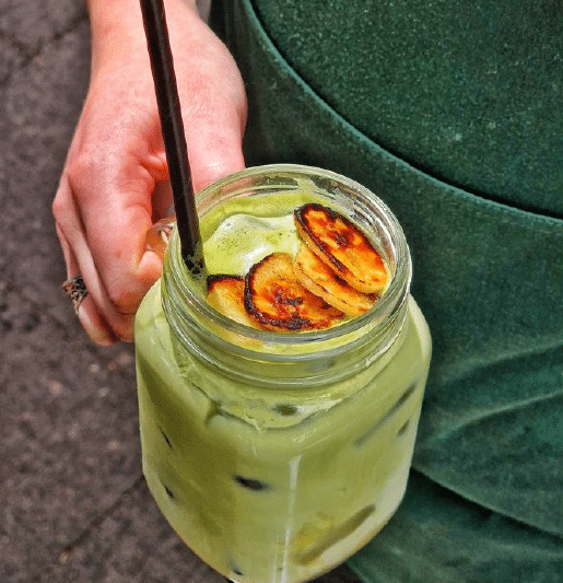 Banana Matcha Latte