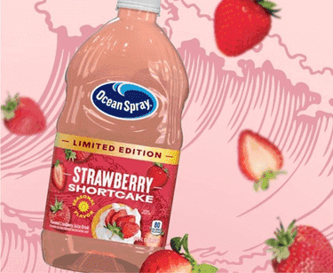 Ocean Spray Strawberry Shortcake