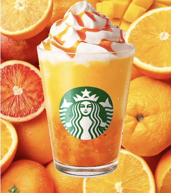 Starbucks Juicy Orange and Mango Tea